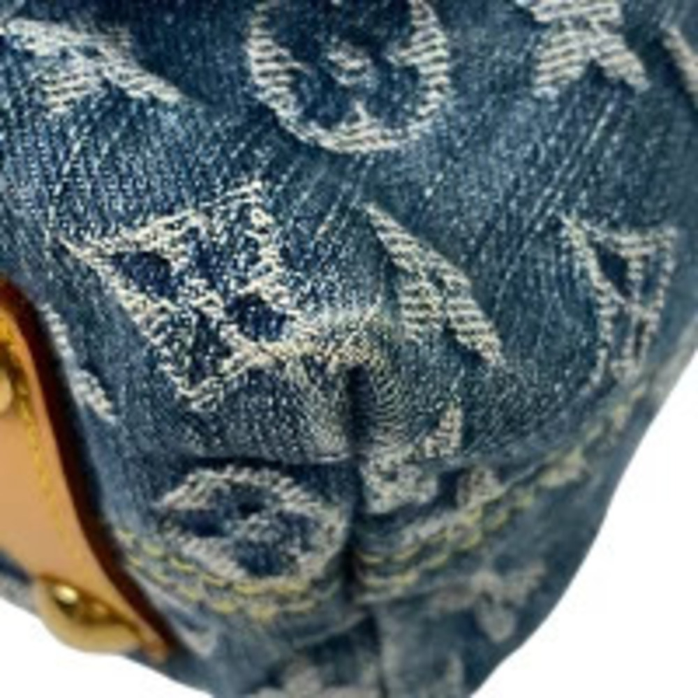 Louis Vuitton Baggy Hobo 2way Shoulder Bag Monogram Denim Blue - Picture 3 of 7